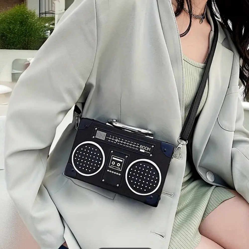 Adorable Boom Box Inspired Crossbody